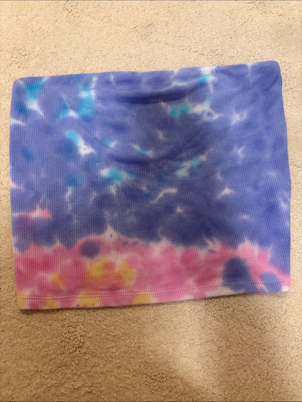 American Eagle Soft & Sexy Rib Tie-Dye Tube Top Limited Edition Size Medium